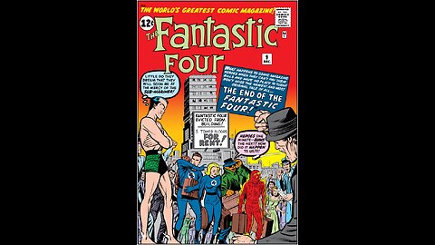 Fantastic Four #9 1962 Facsimile Comic Book Review