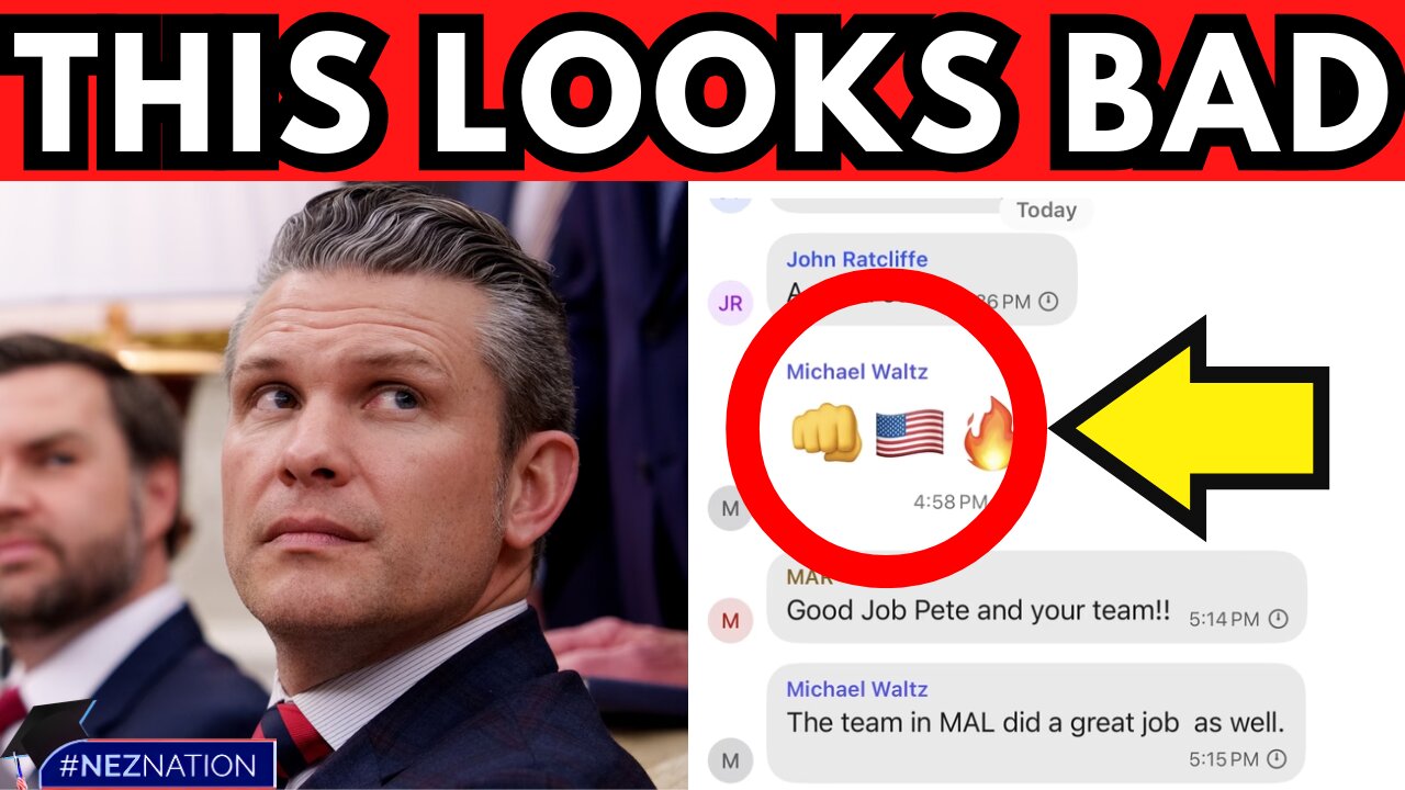 🚨LEAKED WAR TEXTS?! Editor at Atlantic Monthly ACCIDENTALLY Added to