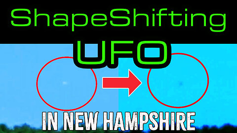 Shapeshifting UFO in New Hampshire