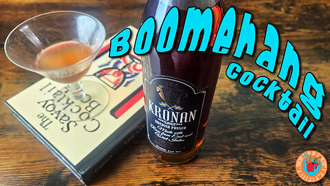 Trying Swedish Punsch for the first time and a Boomerang