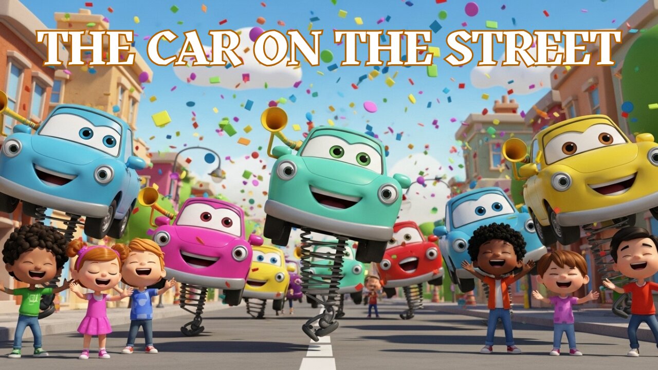 The Car on the Street - Kids Song & Sing-Along