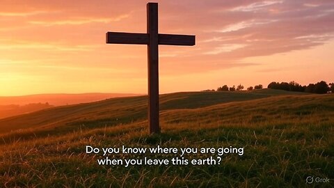 Do you know where you are going when you leave this earth?