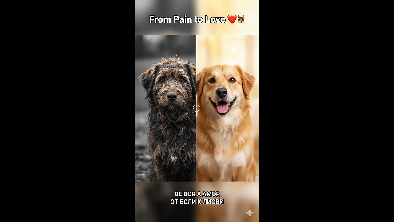 ✨ From abandonment to love: the transformation that will move you! 🐶💖