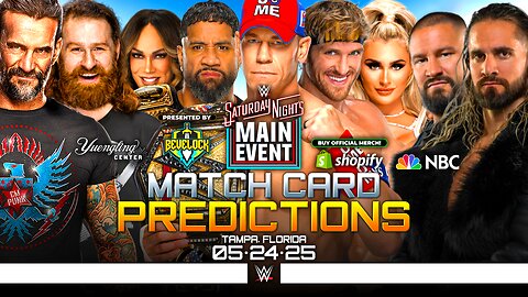 WWE Saturday Night's Main Event 39 - Match Card Predictions [v2] | Bevelock