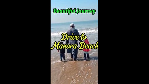 Family Picnic at Manora Beach 🌊 | Long Drive & Fun Moments with Kids 😍 | Yousuf Attari #shorts