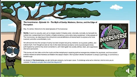 The Inversiverse - Episode 14 - The Myth of Sanity: Madness, Genius & The Edge of Perception