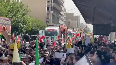 Iranians hold funeral for top military commanders, scientists killed in Israeli strikes