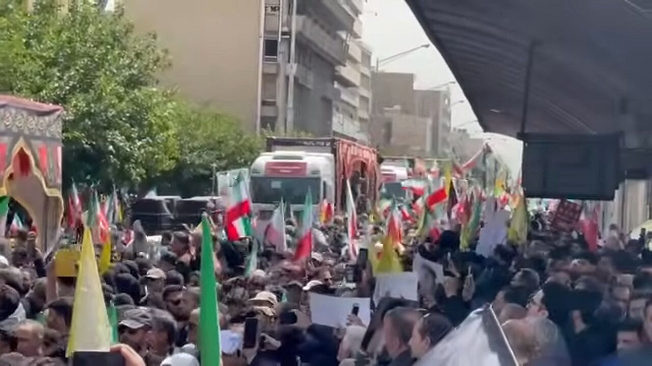 Iranians hold funeral for top military commanders, scientists killed in Israeli strikes