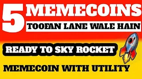 TOP 50X MEMECOIN 2025 🔥MEMECOIN WITH STRONG UTILITY | DOGECOIN | SHIBA INU | FLOKI #memecoin #crypto