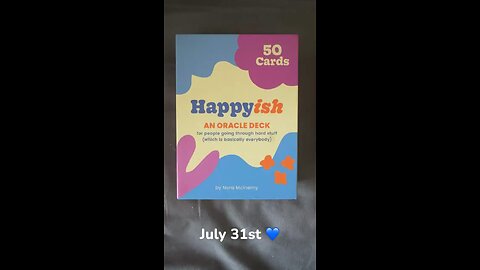 7/31/25 card: not a sad story