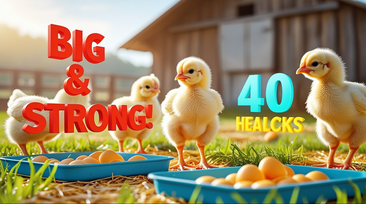Watch Their Journey! 40 Days of Pure Growth & Power 🐔🌾