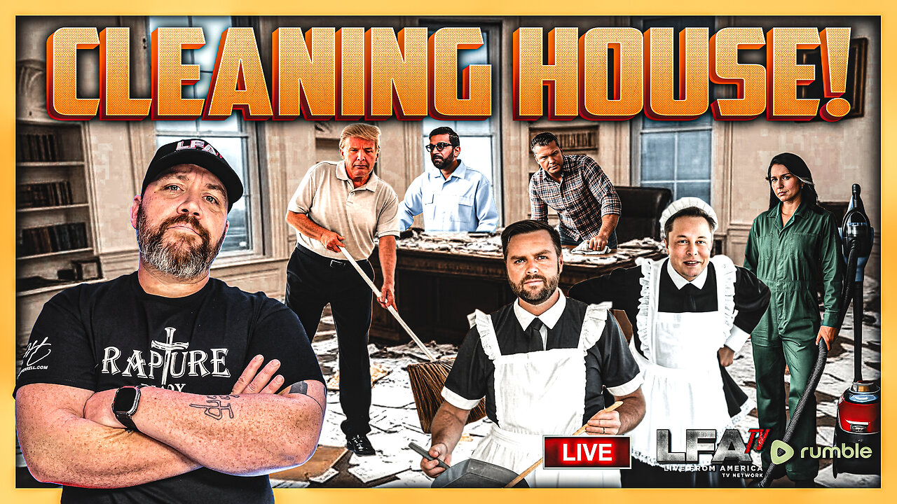 CLEANING HOUSE! | LIVE FROM AMERICA 4.24.25 11AM