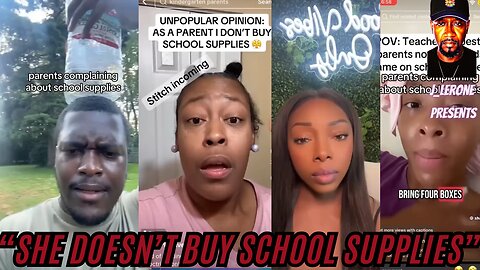 Black mothers refuse to pay for School Supplies and Blames the Teachers