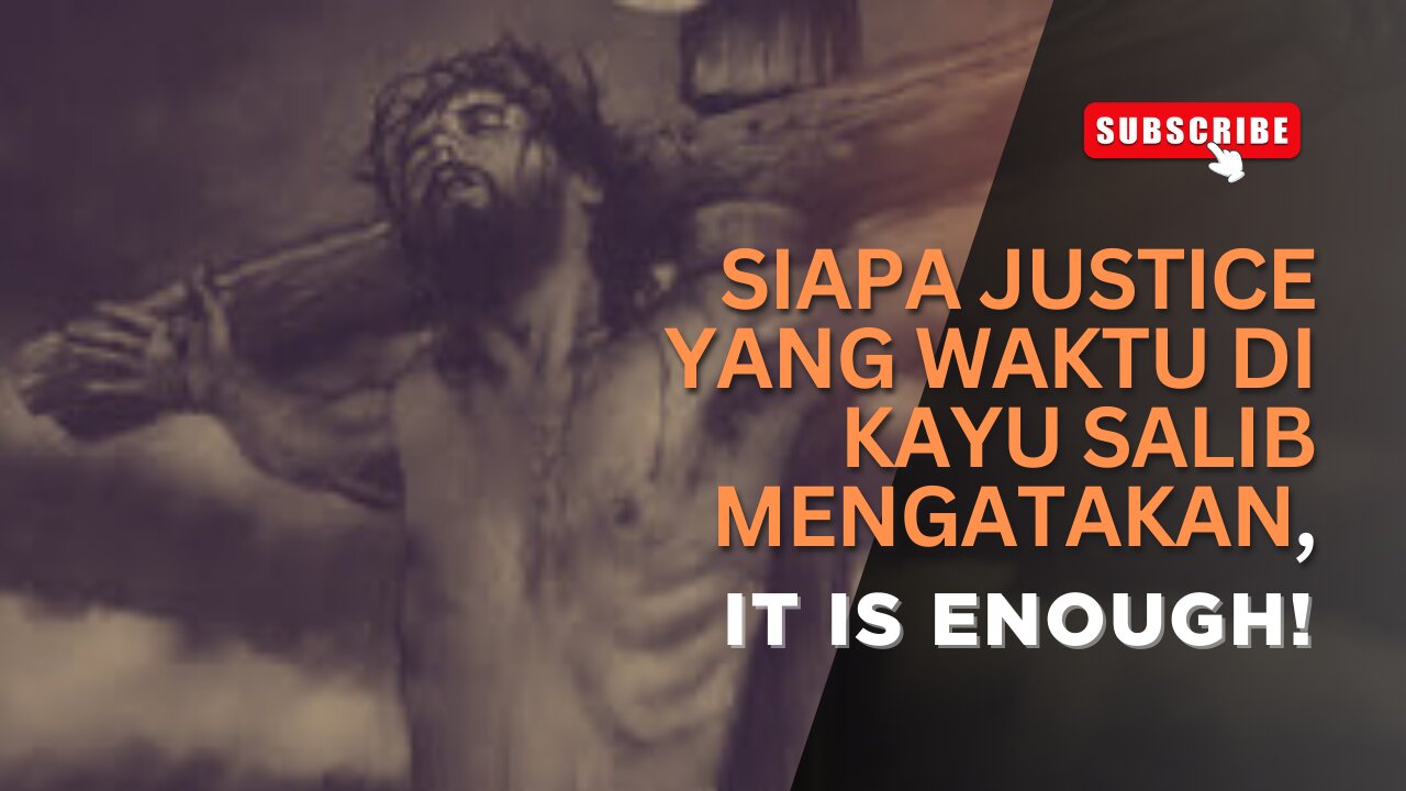 APAKAH JUSTICENYA SETAN YANG BERCIUMAN DENGAN JUSTICENYA BAPA DI KAYU SALIB?