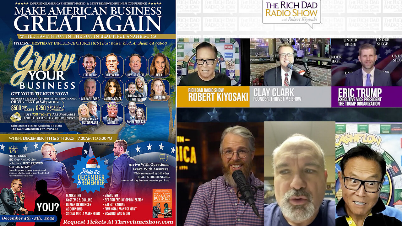 The Law of Exponential Decay Versus the Law of Exponential Growth | How You Can Use the Proven V.I.S.M.D. System to Grow Your Business + Join Eric Trump At Clay Clark's Dec. 4-5 ThrivetimeShow.com Business Conf. (Anaheim)