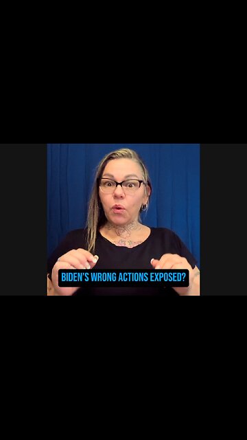 🚨 Biden’s Wrong Actions Exposed?! 😱 #ASL #deaf #realtalk #signlanguage