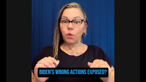 🚨 Biden’s Wrong Actions Exposed?! 😱 #ASL #deaf #realtalk #signlanguage