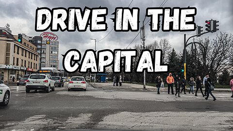 Relaxing Drive in the Capital | Sofia, Bulgaria 🚗🌆