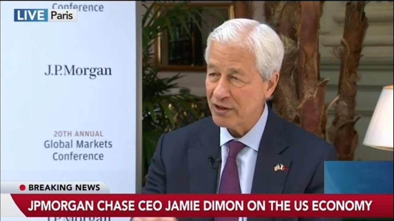 Chase CEO: Recession Possible But Not Certain