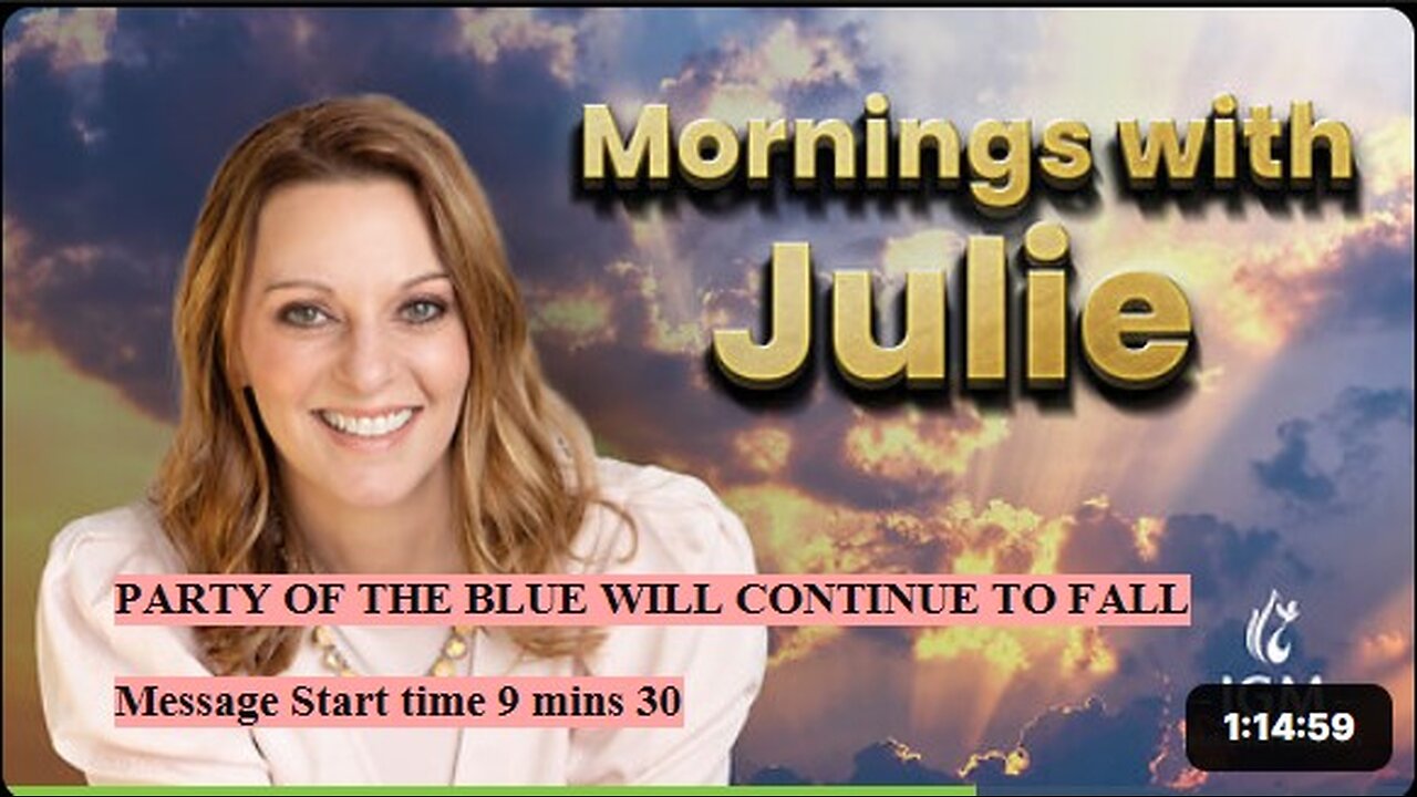 Julie Gren subs PARTY OF THE BLUE WILL CONTINUE TO FALL