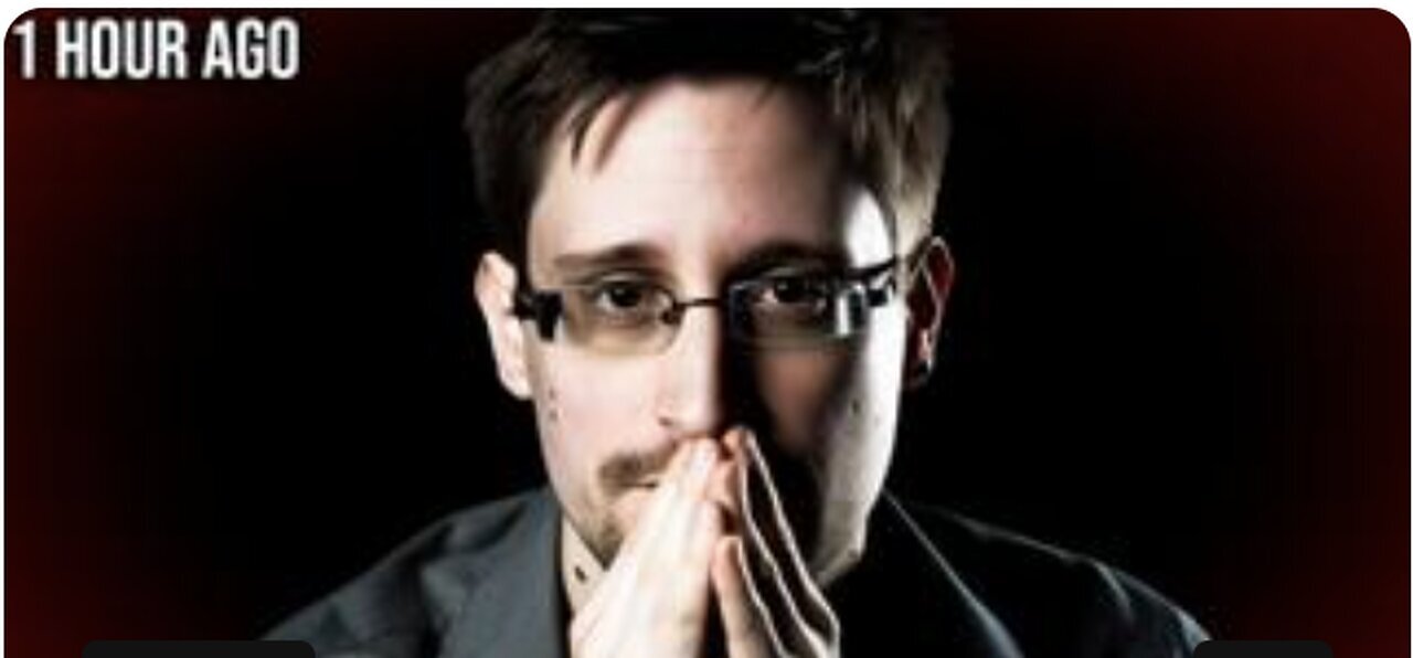 "Edward Snowden's Frightening Forecast Becomes Reality..."