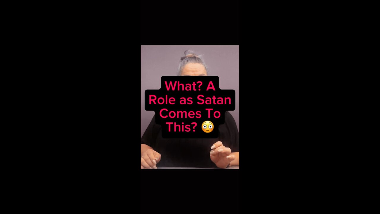 As A Satan In A Church’s Play? 🤦🏻‍♀️