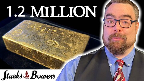 Stack's Bowers - I Held the 400 oz Gold Bar + Millions in RARE Gold & Silver Coins