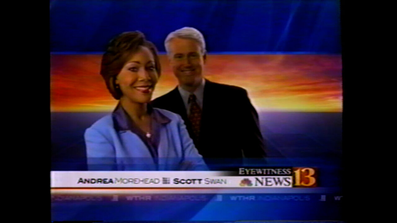 November 11, 2003 - Scott Swan & Andrea Morehead WTHR Bumper & Fitness Connection Promo