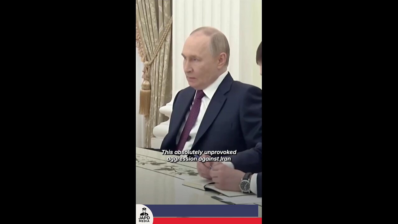 Is Putin siding with Iran, or just playing politics by condemning aggression in Moscow talks?