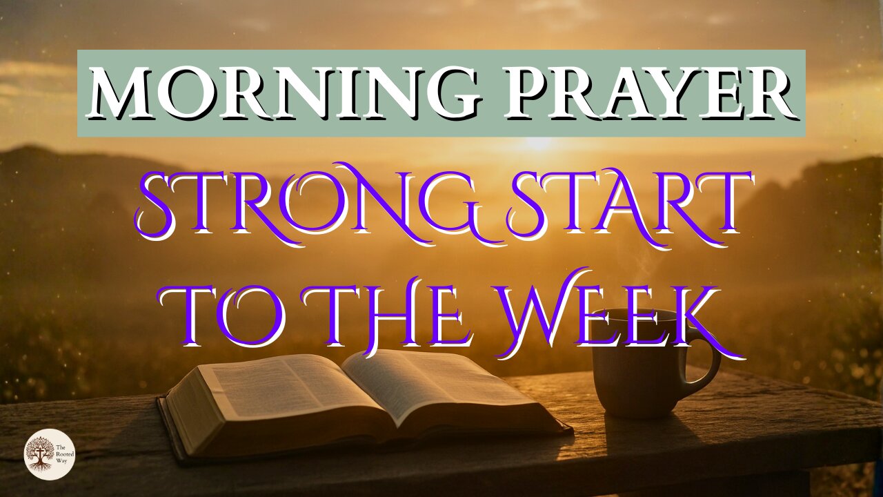Morning Prayer for a Strong Start to the Week