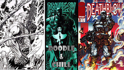 Doodle & Chill Image founders Phase 2: Jim Lee Deathblow #Deathblow #image