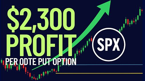 $2300 Per Put Option | SPX ODTE Strategy That Keeps Winning