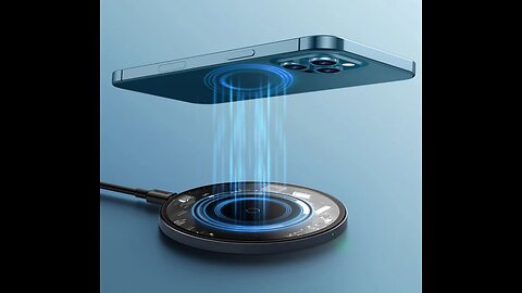 PD_QC3.0 Magnetic QI Wireless Charging Pad, with Type-C Charging Cable & Charging Indicator