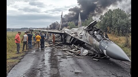3 MINUTES AGO! Spanish Eurofighter Typhoon shot down SU-35 and MiG-...