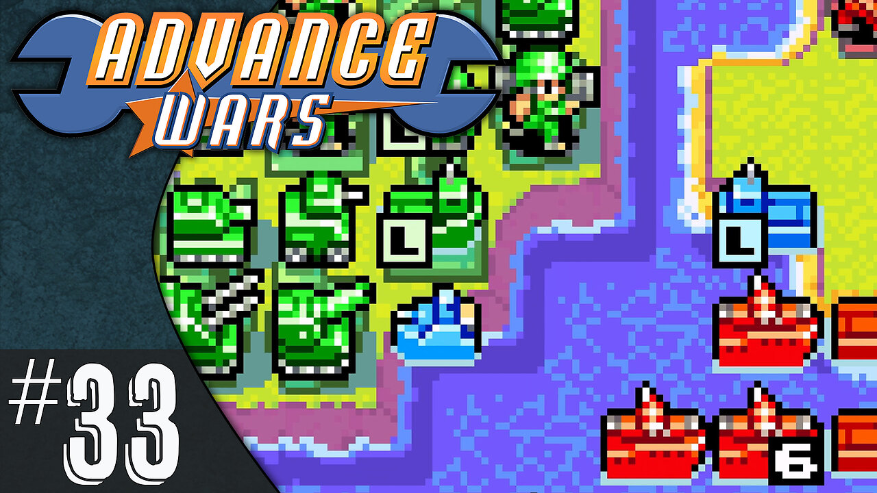 Advance Wars (part 33) | Vs. Mode - 3P Maps (part 1)