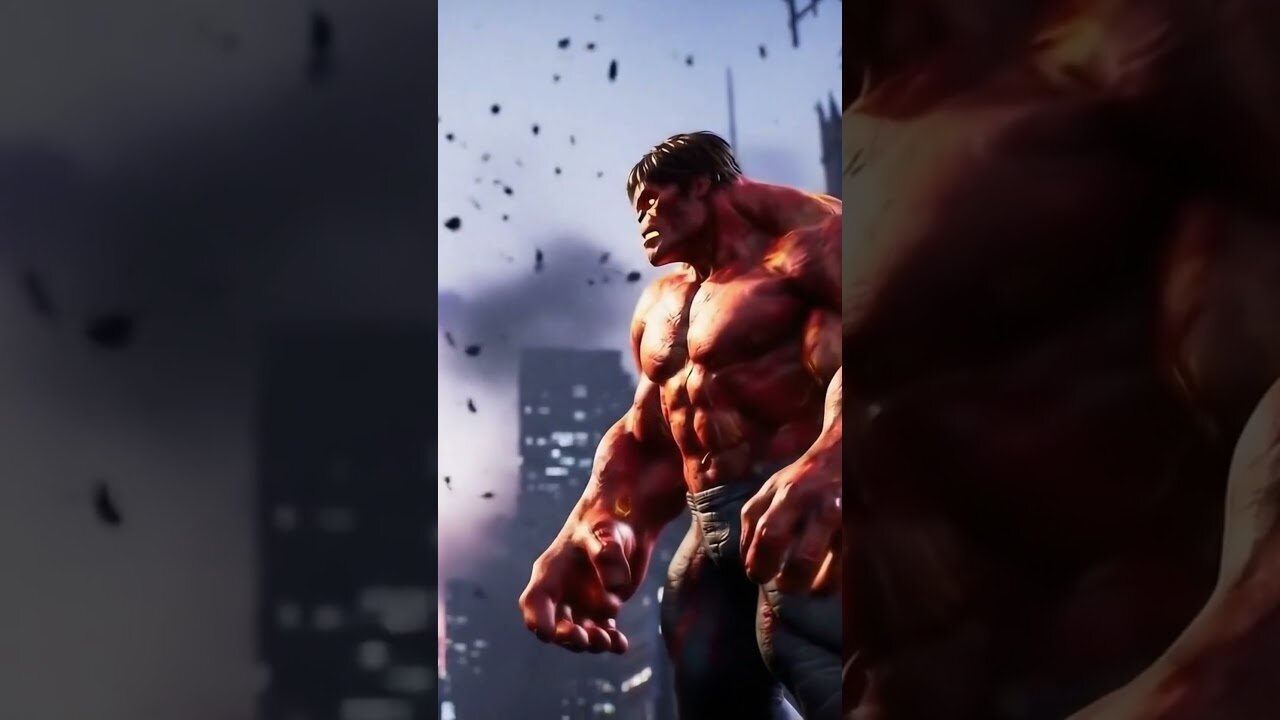 HULK vs RED HULK – Epic AI Cinematic Short Film (part 1)