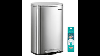 SONGMICS 13 Gallon (50 L) Trash Can