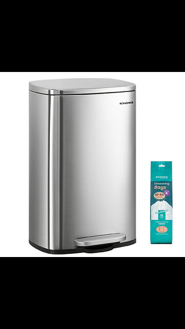 SONGMICS 13 Gallon (50 L) Trash Can