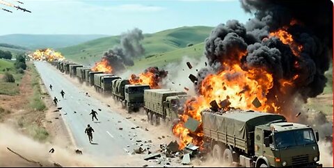 Security cameras directed missile strikes that destroyed Russian units_ Columns were eliminated