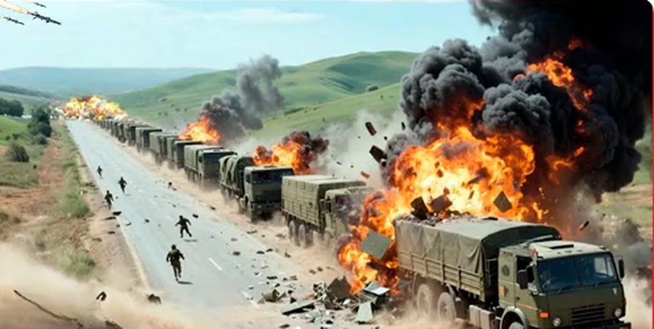 Security cameras directed missile strikes that destroyed Russian units_ Columns were eliminated