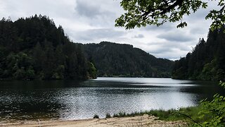 (4K UHD) SILENT SCENERY @ Loon Lake Recreation Site Campground & Falls! | BLM | Oregon Coast Range