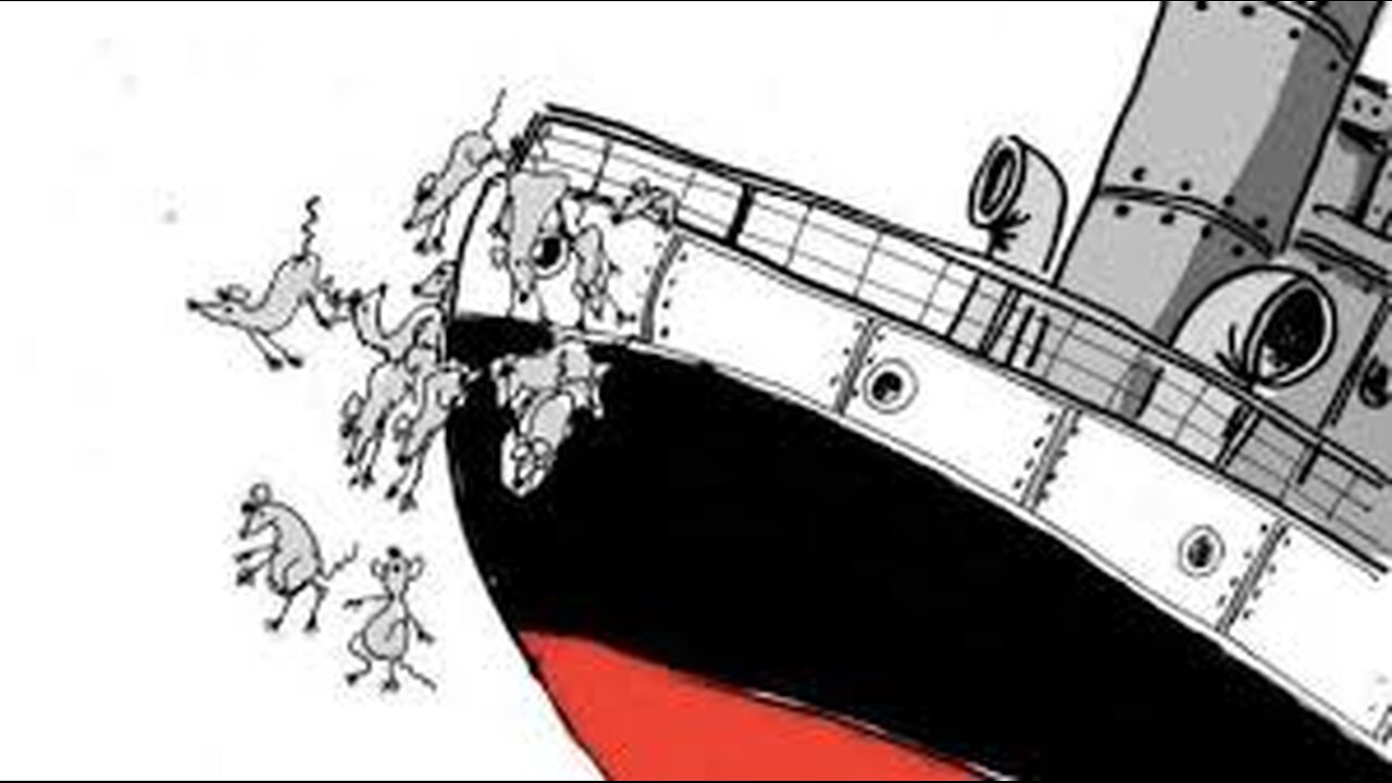 THE RATS ARE JUMPING OFF THE SHIP