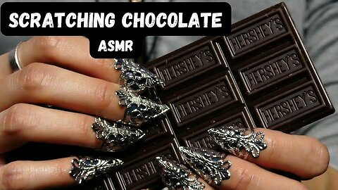 ASMR Scratching Chocolate (no talking, no tapping)