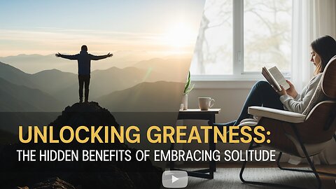 Unlocking Greatness: The Hidden Benefits of Embracing Solitude