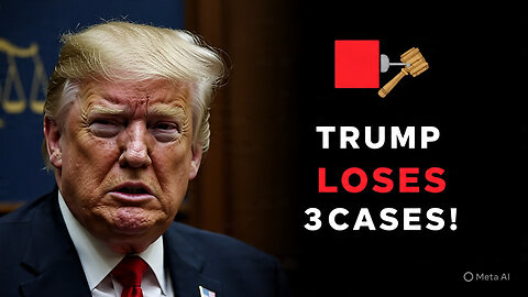 Trump's Triple Takedown: 3 Court Losses in 24 Hours!