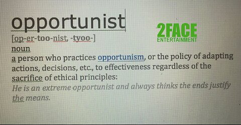 OPPORTUNIST | 2Face Ent. Podcast - Ep. 137.