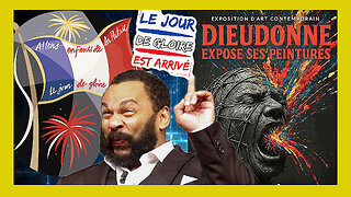 DIEUDONNE "met les pieds dans le plat" dans la "bergerie des élites"...L'Art Contemporain ! (Hd 1080)