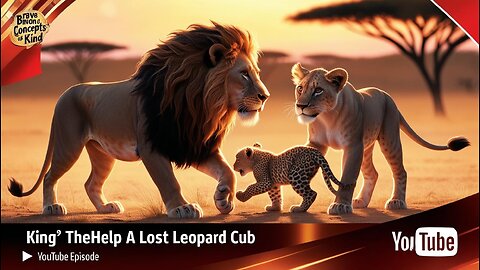 The Dailyyy Stories | King the Friendly Lion - Episode 7 | The Lost Leopard Cub