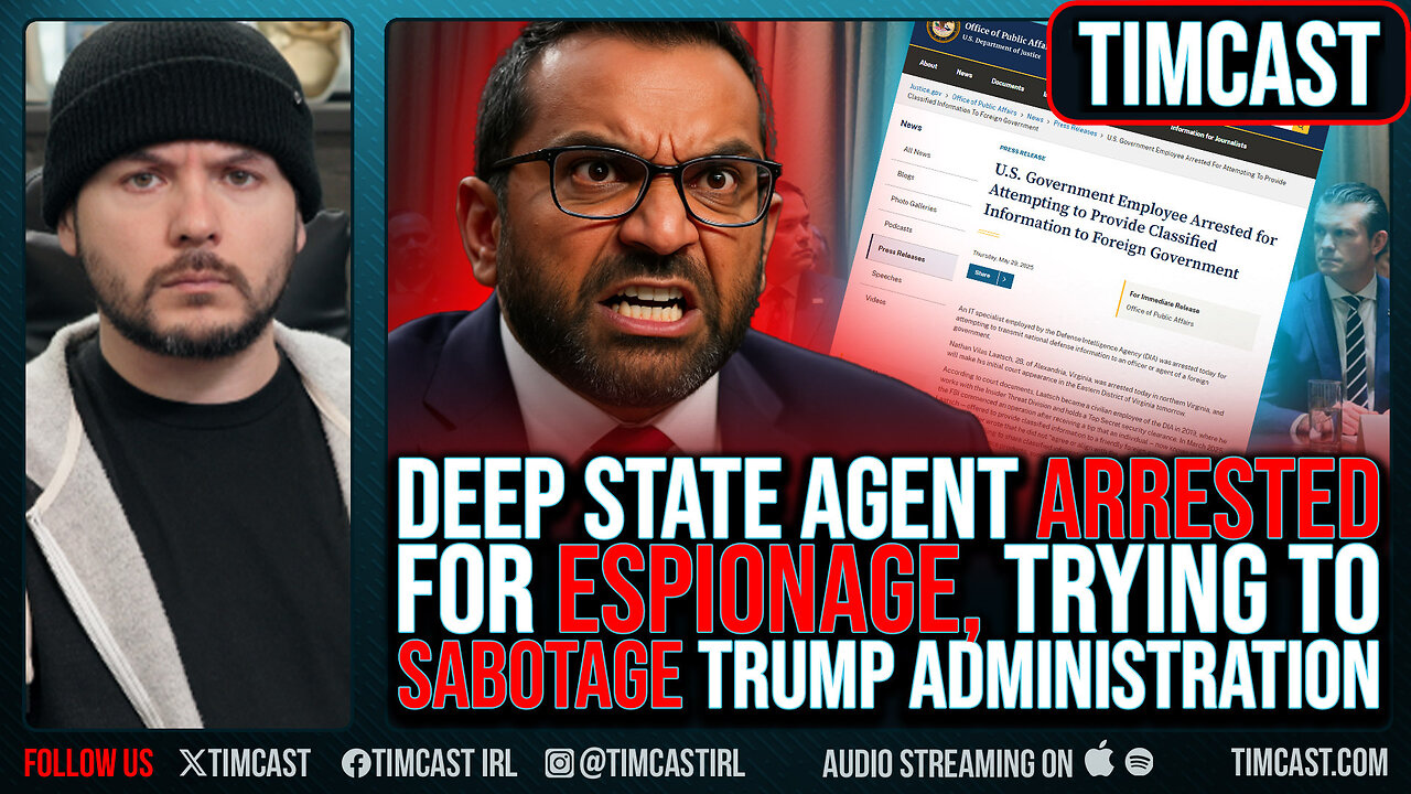 Deep State Agent ARRESTED For ESPIONAGE, Trying To SABOTAGE Trump Administration