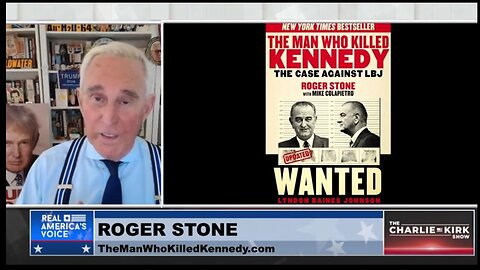 Roger Stone talks about motives for President Kennedy's Assassination & what the JFK Files confirm~ Charlie Kirk Show (3/20/25)